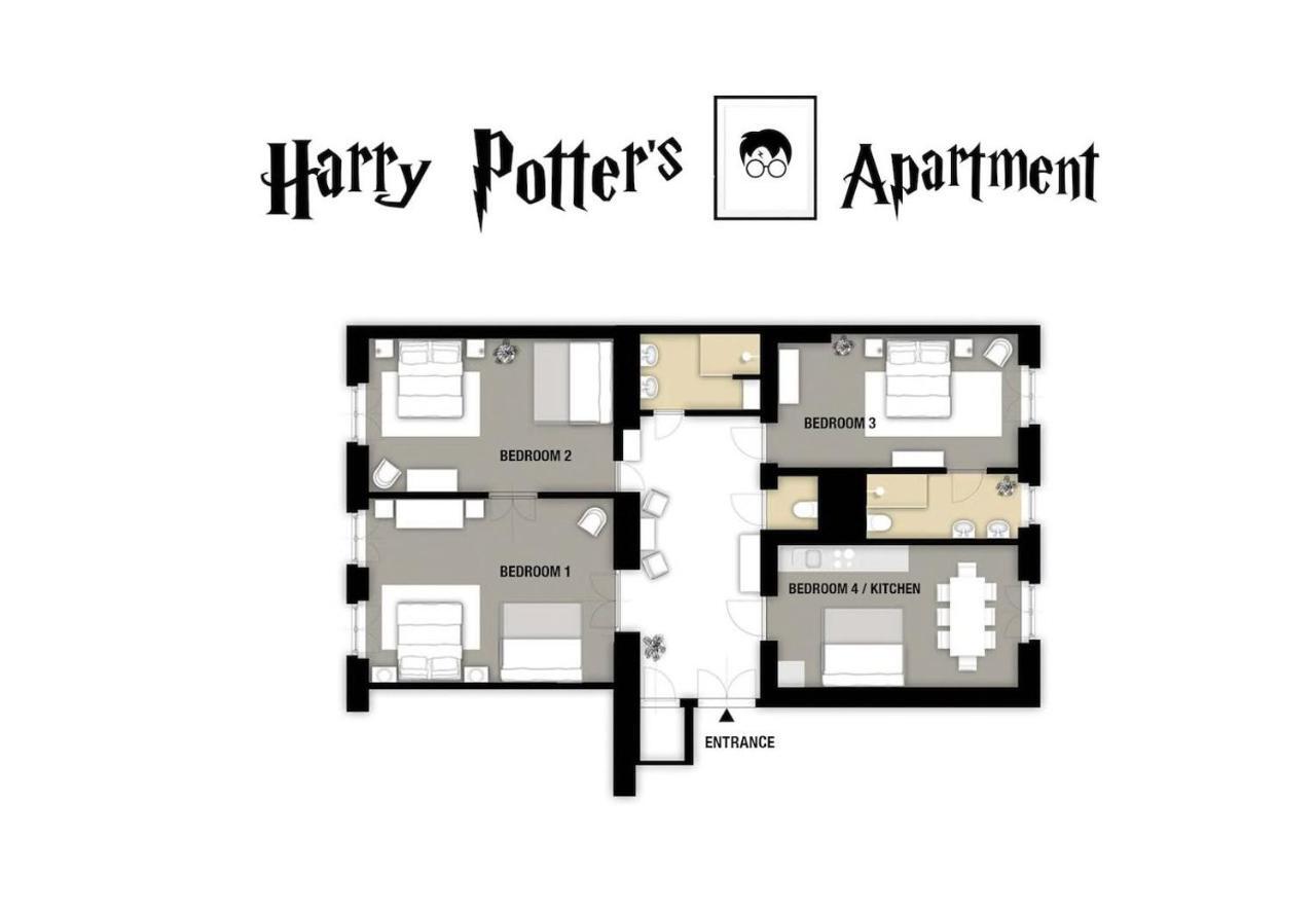 Harry Potter's In Center Lägenhet *